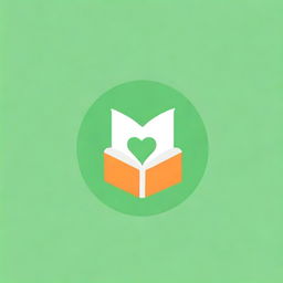 Create an image featuring the Wattpad logo, giving it a soothing background of book pages.