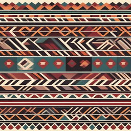 A pattern comprised of geometric shapes reminiscent of a traditional Guatemalan textile.