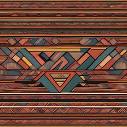 A pattern comprised of geometric shapes reminiscent of a traditional Guatemalan textile.