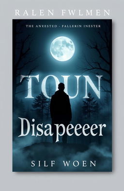 A captivating novel cover that visually represents the mysterious and enigmatic story of a person who disappears for a decade and then reappears only to vanish again under mysterious circumstances