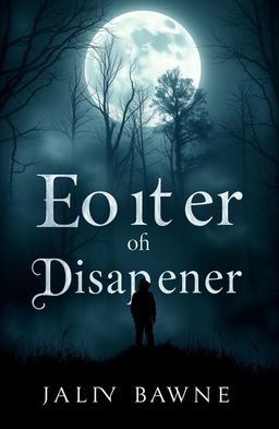 A captivating novel cover that visually represents the mysterious and enigmatic story of a person who disappears for a decade and then reappears only to vanish again under mysterious circumstances