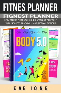 A visually appealing digital fitness planner designed specifically for 'Body 5