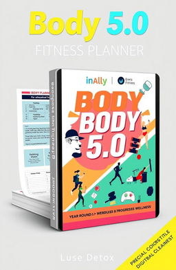 A visually appealing digital fitness planner designed specifically for 'Body 5