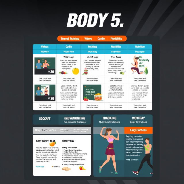 An engaging digital fitness program designed for 'Body 5