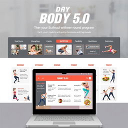 An engaging digital fitness program designed for 'Body 5