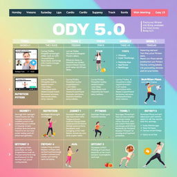 An engaging digital fitness program designed for 'Body 5