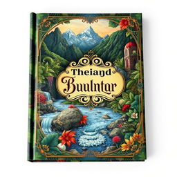 A beautifully designed book wrapper featuring an intricate and artistic cover illustration