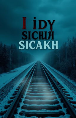 A chilling book cover for the title 'Я иду искать' (I'm Going to Search) in a horror style