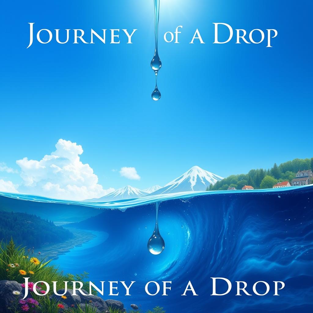 An enchanting poster for the short film 'Journey of a Drop'