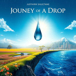 A stunning poster for the short film 'Journey of a Drop'