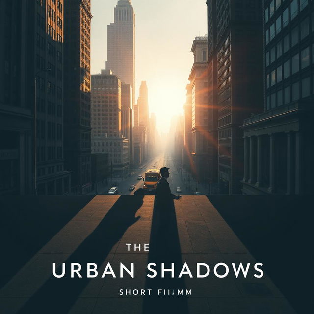 An evocative poster for the short film 'Urban Shadows'