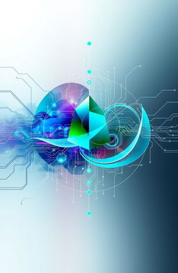 A visually striking representation of 'digital balance,' showcasing a sophisticated abstract concept