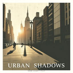 An evocative and artistic poster for the short film 'Urban Shadows'