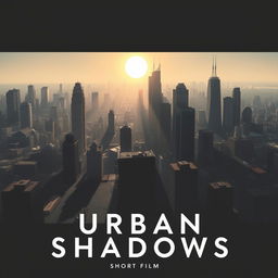 A captivating poster for the short film 'Urban Shadows'
