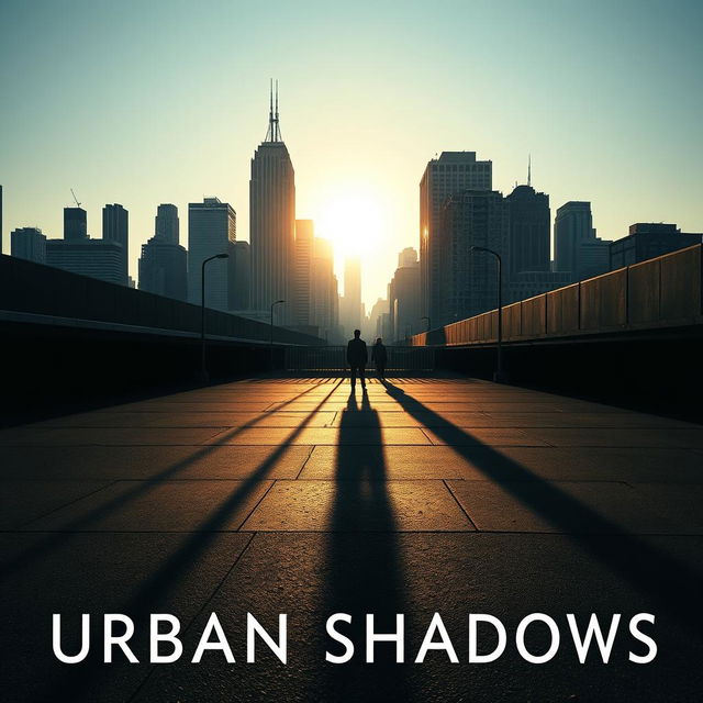 A captivating poster for the short film 'Urban Shadows'