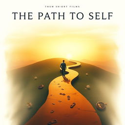 A captivating poster for the short film 'The Path to Self'