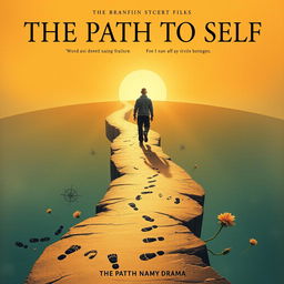 A captivating poster for the short film 'The Path to Self'