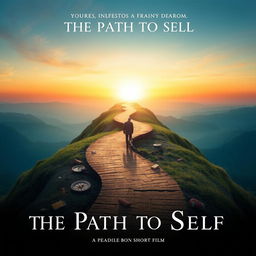 An evocative poster for the short film 'The Path to Self'