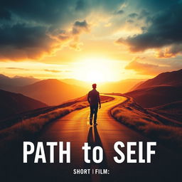 A captivating poster for the short film 'Path to Self'