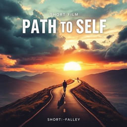 A visually striking poster for the short film 'Path to Self'