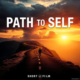 A visually striking poster for the short film 'Path to Self'