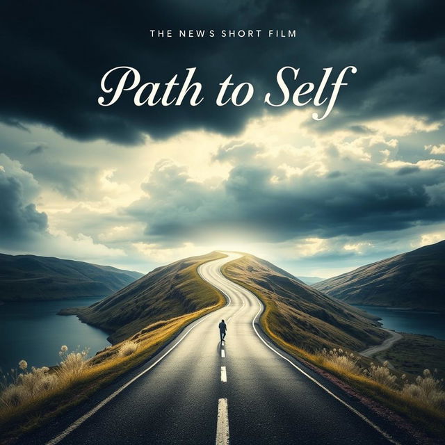 A visually compelling poster for the short film 'Path to Self'