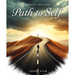 A visually compelling poster for the short film 'Path to Self'