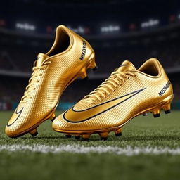 A stunning pair of Nike Mercurial football boots inspired by the prestigious Ballon d'Or
