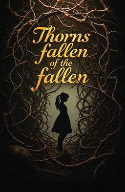 A captivating scene featuring intricately designed, mesmerizing thorns that twist and intertwine, forming a dense background