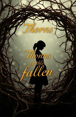 A captivating scene featuring intricately designed, mesmerizing thorns that twist and intertwine, forming a dense background