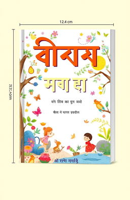 A beautifully designed book cover for "கவிபாரதி" featuring the subtitle "சிறுவர் பாடல்கள்" by author "ப தமிழ்செல்வன்"