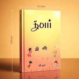 A beautifully designed book cover for 'கவிபாரதி' which features the title prominently at the top in elegant Tamil script