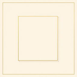 An artistic book front cover frame that combines modern aesthetics with classic elements, featuring clean lines and minimalistic design