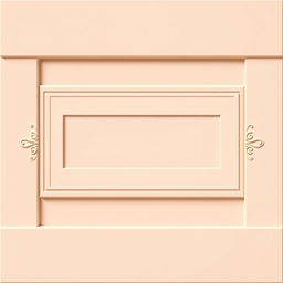 An artistic book front cover frame that combines modern aesthetics with classic elements, featuring clean lines and minimalistic design