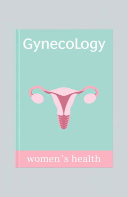 A simple and elegant book cover design about uteruses and gynecology