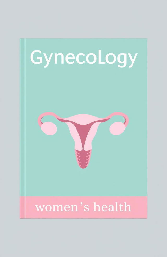 A simple and elegant book cover design about uteruses and gynecology