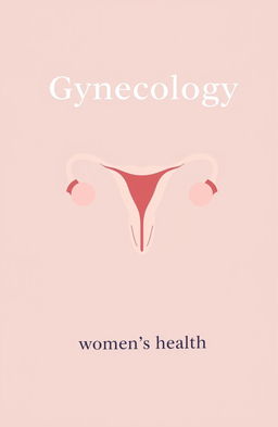 A simple and elegant book cover design about uteruses and gynecology