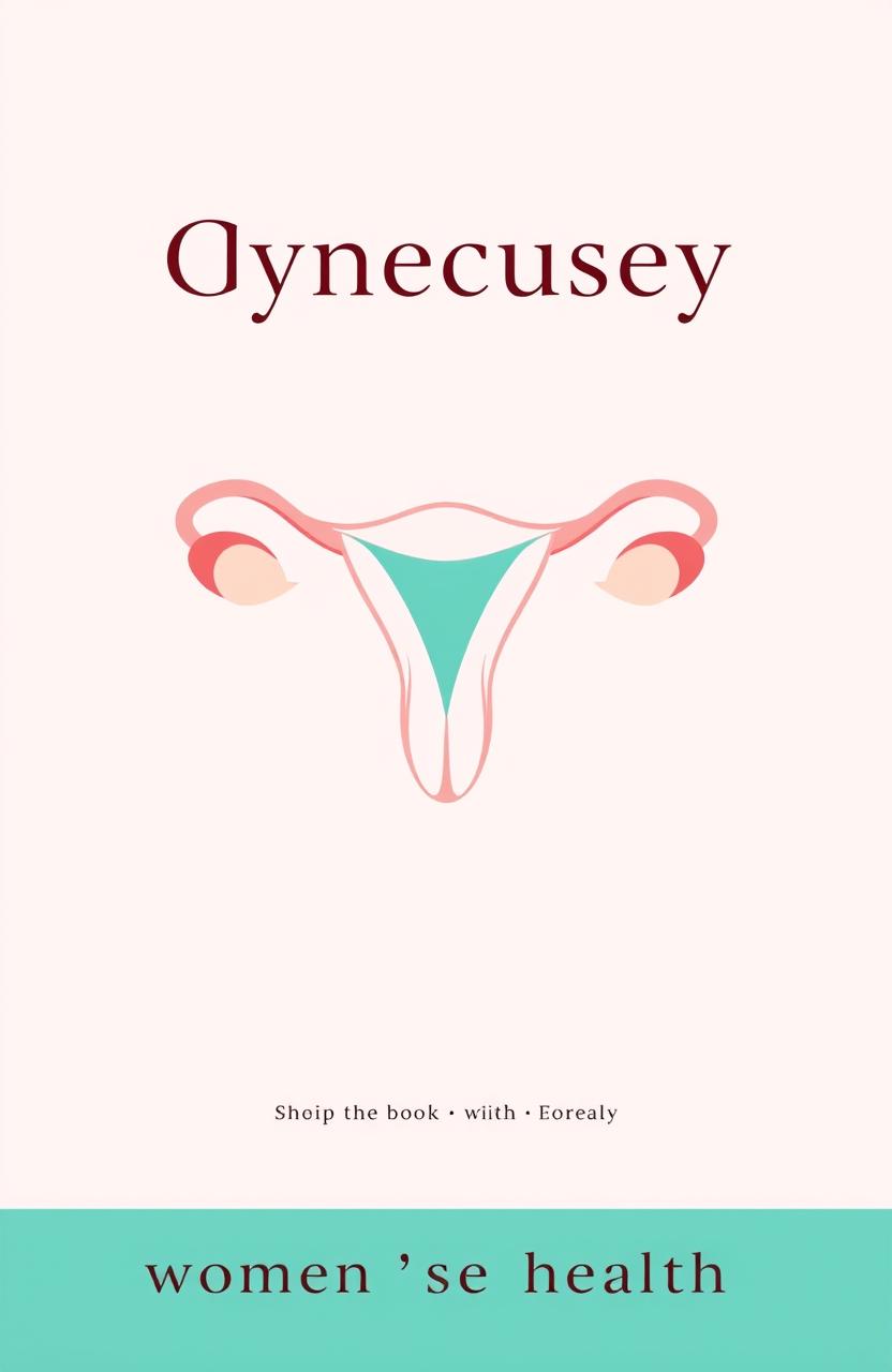 A simple and elegant book cover design about uteruses and gynecology