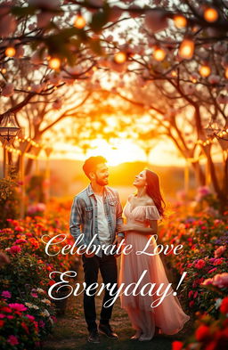 A romantic and enchanting advertisement themed around love