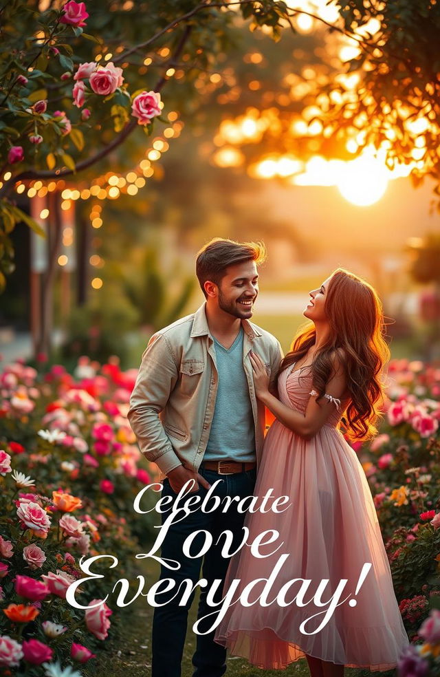 A romantic and enchanting advertisement themed around love