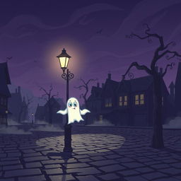 In a dimly lit, eerie landscape, a sense of foreboding hangs in the air