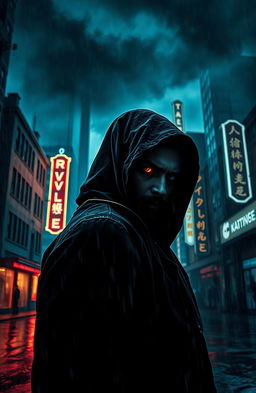 A dramatic revenge story set in a dark, atmospheric city at night