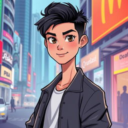An avatar design inspired by a character from a TV show