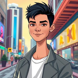 An avatar design inspired by a character from a TV show