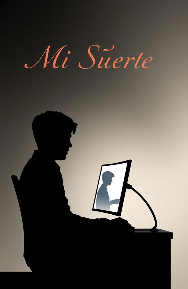 A striking book cover design for a novel titled 'Mi Suerte'