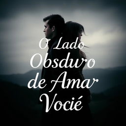 A scene depicting a man and a woman standing back to back, both facing away from the viewer, exuding a sense of mystery