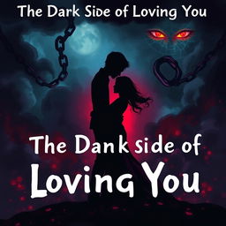 A visually striking and emotionally charged illustration representing 'The Dark Side of Loving You'