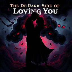 A visually striking and emotionally charged illustration representing 'The Dark Side of Loving You'