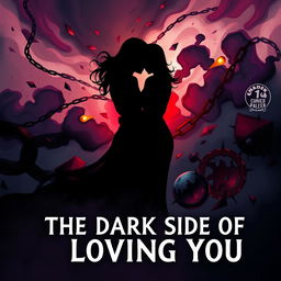 A visually striking and emotionally charged illustration representing 'The Dark Side of Loving You'