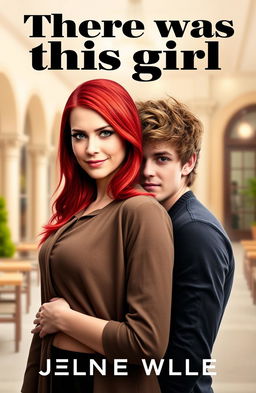 A contemporary romance book cover featuring two main characters in the foreground